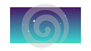 Deep Blue Starry Night Sky Cosmic Background, vector design Generative AI