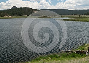 The deep blue waters of Quemado Lake, N.M.