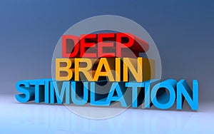 deep brain stimulation on blue