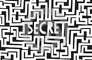 Deep buried secret hidden in complex maze