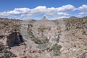 Deep canyons in rugged Arizona mountains