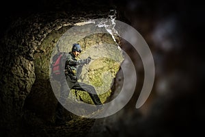 Deep Cave Exploration by Men