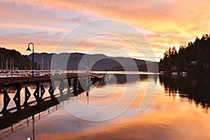 Deep Cove sunrise, North Vancouver