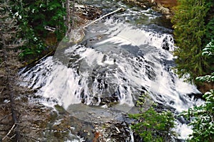 Deep Creek falls after the first snow