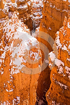 Deep Crevass Bryce Canyon National Park Rock Spires