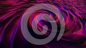 Deep Dark MAgenta Abstract Twisting Swirl Pool Background