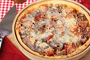 Deep Dish Pan Pizza