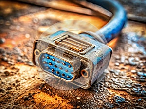 A Deep Dive into Vintage VGA Technology Examining the Connectors and Connections of Retro Computer Systems