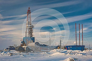 Deep drilling rig for oil and gas