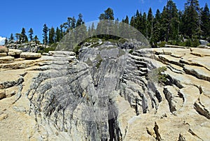 Deep Fissures at Taft Point Yosemite, California