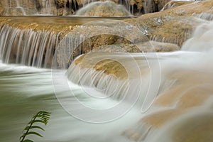 Deep forest waterfall National Park in thailand