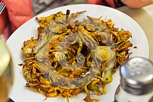 Deep fried artichoke photo