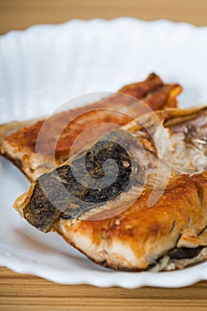 Deep fried bangus/milk fish belly