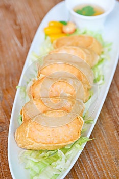 Deep Fried Chicken Roll