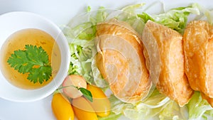 Deep Fried Chicken Roll