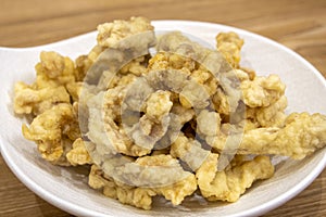 Deep-fried crispy pork dish