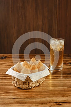 Brazilian snacks coxinha de frango