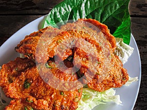 Deep-fried curried fish patties
