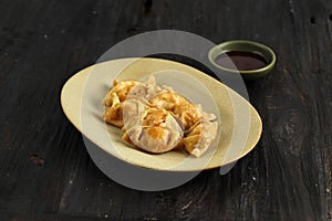 Deep Fried Dumpling Korean Kimchi Mandu