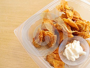 Deep Fried dumpling snacks - Asian style