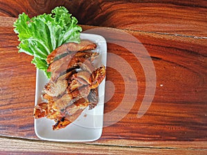 Deep fried fish, appetize and main dish