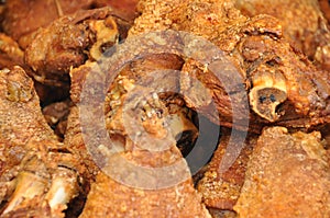 Deep fried German Pork Hocks.