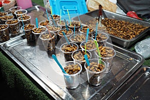 Deep fried insects