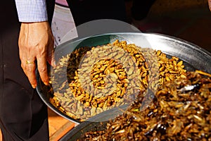 Deep fried insects
