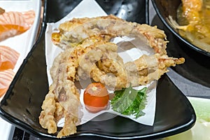 Deep Fried Japanese Spider Crab Appetizer