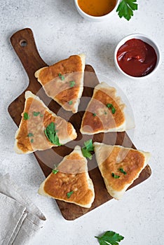 Deep fried meat pies