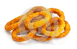 Deep fried onion rings photo