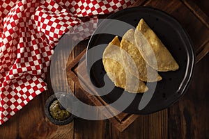 Deep fried quesadillas photo