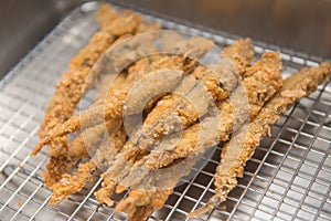 Deep fried Smelt Fish with Many Eggs