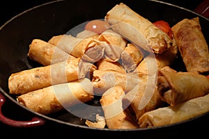 deep fried spring rolls