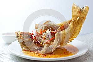 Deep Fried Thai Style Fish