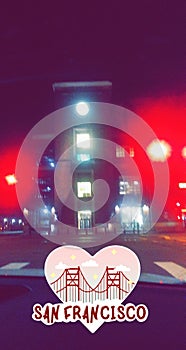 Deep glow in the night