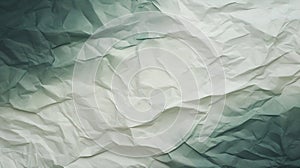 Deep_Green_and_Cream_crumpled_paper_texture_in_light_background_4