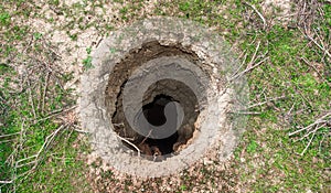 Deep hole