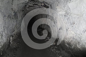 Deep inside Rocky Mountain Vaults and Archives tunnel photo