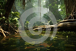 in the deep jungle of the amazon