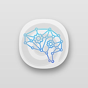 Deep learning AI app icon