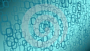 Deep learning cyberspace, vector digital cloud computing numbers