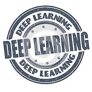 Deep learning grunge rubber stamp