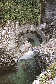 Deep Martvili Canyon in Georgia