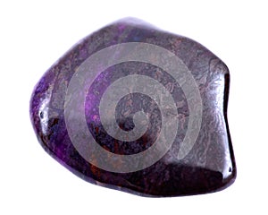 Deep purple Manganese with sugilite tumbled stone from South Africa