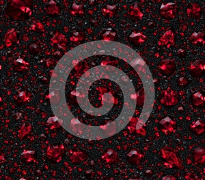 Deep Red and Black Texture A Rich Seamless Pattern for Design Projects