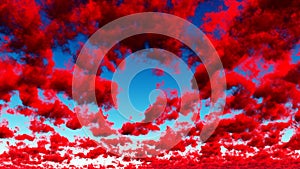 Deep Red Clouds