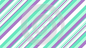 Deep Sea Green Turquoise Violet Seamless Inclined Stripes Background. Modern Colors Sidelong Lines Texture. Vintage Style Stripe