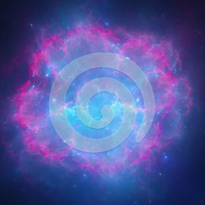 Deep space nebula in the universe