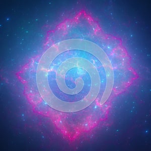 Deep space nebula in the universe